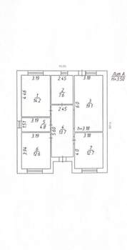 Дом 100м², 1-этажный, участок 5 сот.