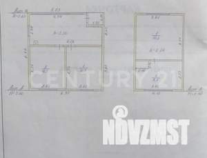 Дом 59м², 2-этажный, участок 6 сот.