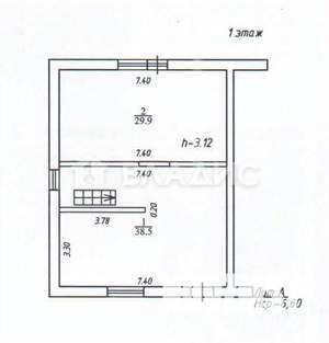 Таунхаус 136м&sup2;, 2-этажный, участок 4 сот.  
