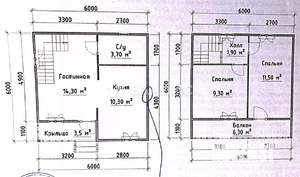 Дом 61м², 2-этажный, участок 7 сот.  
