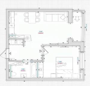 1-к квартира, на длительный срок, 46м2, 6/20 этаж