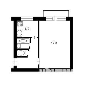 1-к квартира, на длительный срок, 38м2, 10/11 этаж