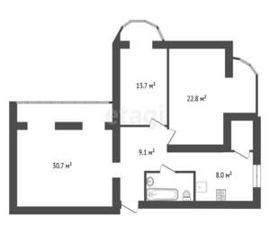 3-к квартира, вторичка, 90м2, 5/14 этаж