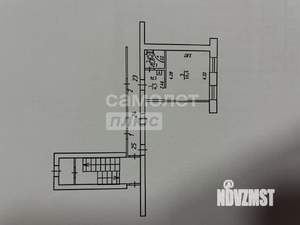 1-к квартира, вторичка, 23м2, 1/5 этаж