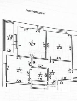 2-к квартира, вторичка, 57м2, 7/9 этаж
