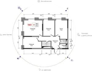 3-к квартира, вторичка, 81м2, 8/30 этаж