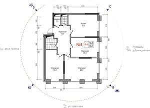 3-к квартира, вторичка, 89м2, 18/29 этаж