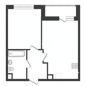 1-к квартира, вторичка, 42м2, 14/20 этаж