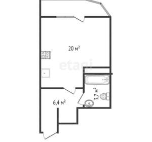 Студия квартира, вторичка, 30м2, 5/17 этаж