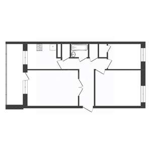 3-к квартира, вторичка, 59м2, 5/5 этаж