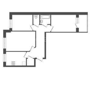3-к квартира, вторичка, 63м2, 3/9 этаж
