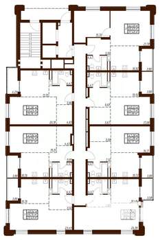 1-к квартира, вторичка, 48м2, 5/19 этаж