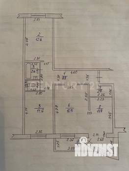 3-к квартира, вторичка, 70м2, 6/9 этаж