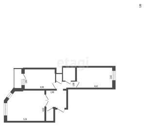 2-к квартира, вторичка, 61м2, 2/17 этаж