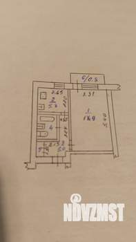 1-к квартира, вторичка, 33м2, 1/5 этаж