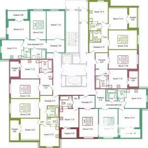 1-к квартира, вторичка, 45м2, 5/19 этаж