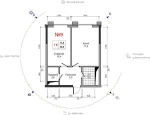 1-к квартира, вторичка, 46м2, 13/30 этаж
