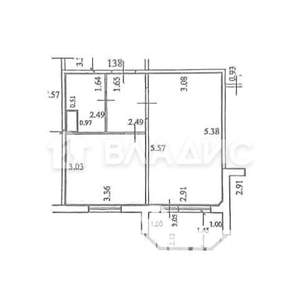 1-к квартира, вторичка, 35м2, 3/10 этаж