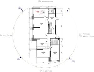 4-к квартира, вторичка, 123м2, 6/30 этаж
