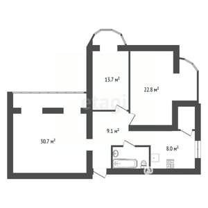 3-к квартира, вторичка, 90м2, 5/14 этаж