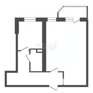 2-к квартира, вторичка, 57м2, 16/19 этаж