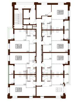 1-к квартира, вторичка, 51м2, 2/19 этаж