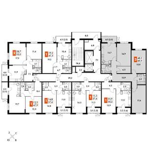 3-к квартира, вторичка, 90м2, 13/22 этаж