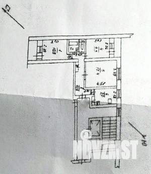 3-к квартира, вторичка, 61м2, 7/9 этаж