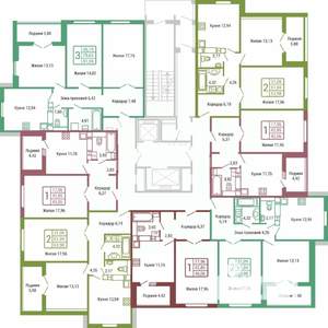 3-к квартира, вторичка, 79м2, 13/19 этаж