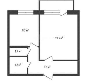1-к квартира, вторичка, 43м2, 11/14 этаж
