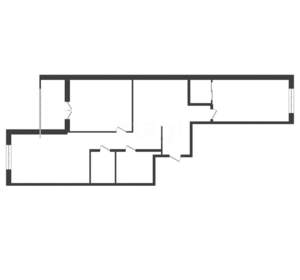 2-к квартира, вторичка, 73м2, 2/19 этаж