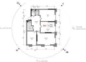 3-к квартира, вторичка, 88м2, 3/29 этаж