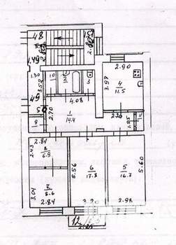 3-к квартира, вторичка, 85м2, 3/4 этаж
