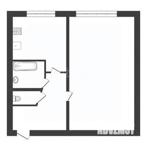 1-к квартира, вторичка, 32м2, 4/5 этаж