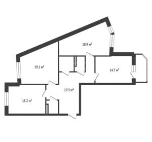 3-к квартира, вторичка, 94м2, 3/17 этаж