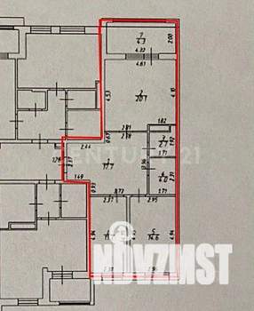 2-к квартира, вторичка, 75м2, 5/12 этаж