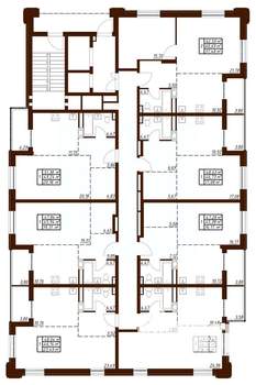 1-к квартира, вторичка, 51м2, 10/19 этаж