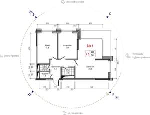 2-к квартира, вторичка, 73м2, 18/30 этаж