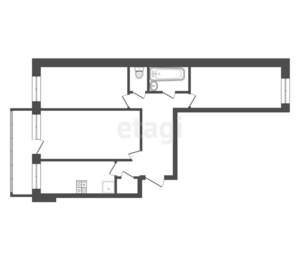 3-к квартира, вторичка, 67м2, 7/9 этаж