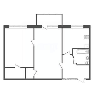 2-к квартира, вторичка, 49м2, 2/4 этаж