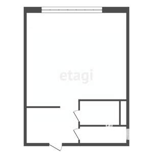 Студия квартира, вторичка, 18м2, 3/5 этаж