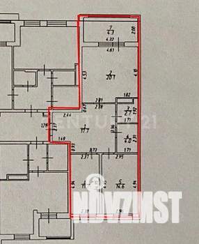 2-к квартира, вторичка, 75м2, 5/12 этаж
