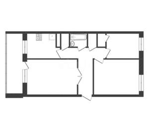 3-к квартира, вторичка, 59м2, 5/5 этаж