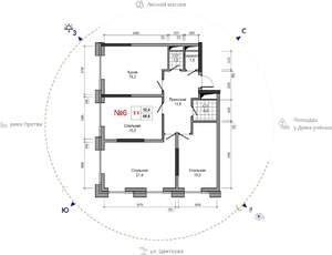 3-к квартира, вторичка, 89м2, 7/30 этаж