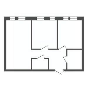 2-к квартира, вторичка, 55м2, 21/23 этаж