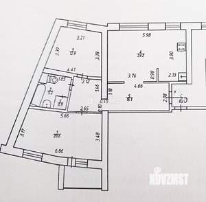 2-к квартира, вторичка, 79м2, 5/9 этаж