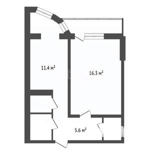 1-к квартира, вторичка, 39м2, 4/9 этаж