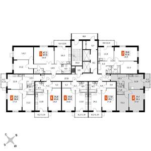 2-к квартира, вторичка, 59м2, 11/22 этаж