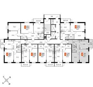 2-к квартира, вторичка, 59м2, 11/22 этаж