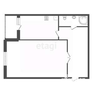 1-к квартира, вторичка, 38м2, 2/15 этаж